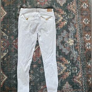 True Religion skinny jeans white size 30